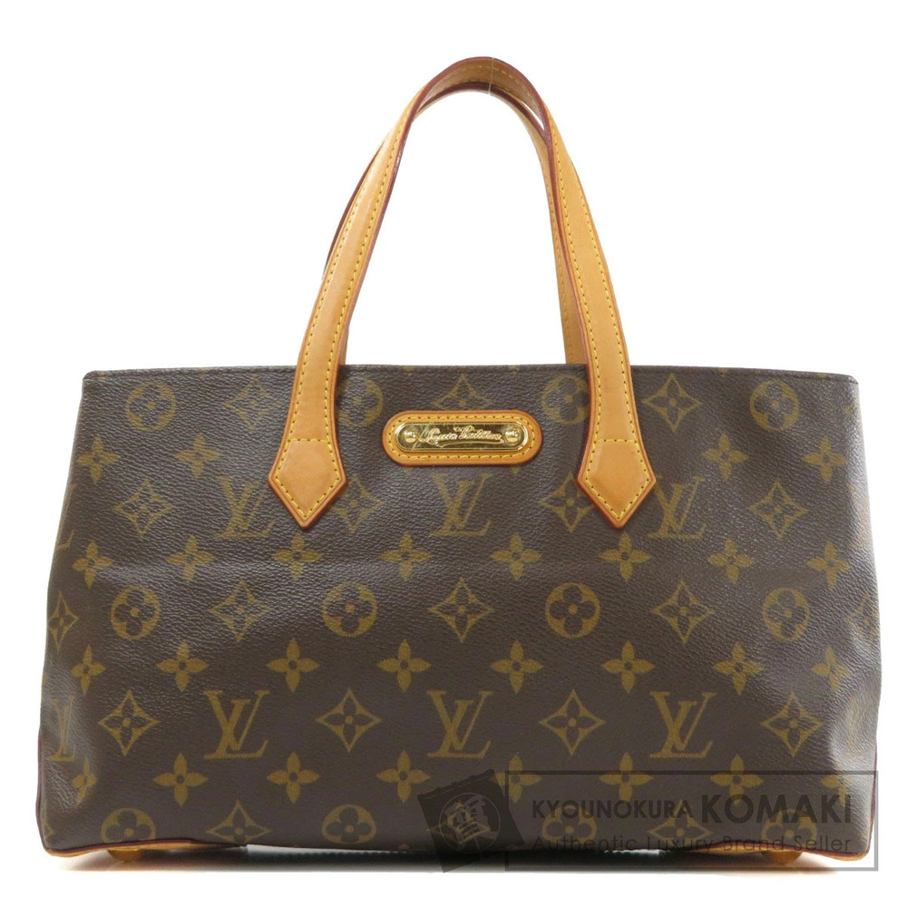 Louis Vuitton Wilshire Monogram Tote Bag Canvas